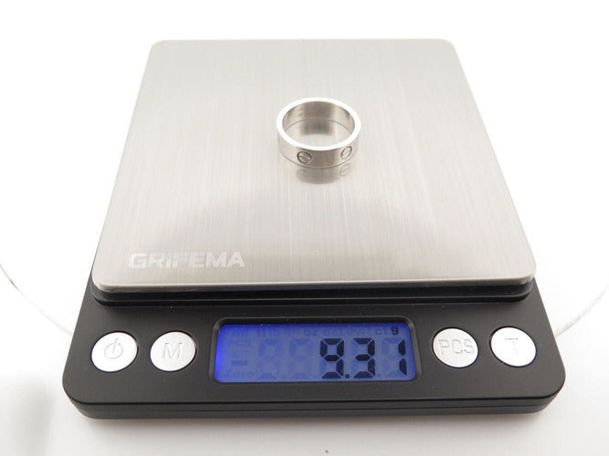 Bague 60 vintage bague CARTIER love classique crb4084700 t60 en or blanc 58 Facettes 271840