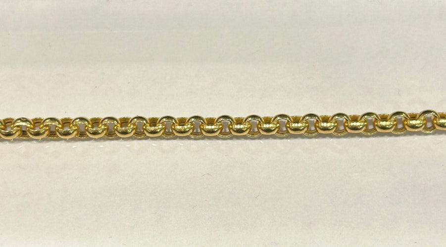 Bracelet Gourmette maille jaseron or jaune 58 Facettes LP725