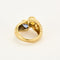 Bague 48 Bague en or jaune, saphir et saphir jaune 58 Facettes PER16122