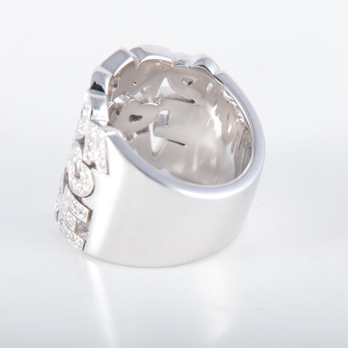 Bague 53 Bague Pasquale Bruni Amore or blanc et diamants 58 Facettes P9L7