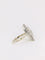 Bague 54 Bague marquise vintage or blanc diamants 58 Facettes J183