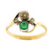 Bague 54 Bague Contrarié avec émeraude et diamants 58 Facettes 35532