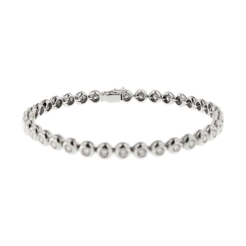 Bracelet Bracelet tennis Or blanc Diamants 58 Facettes 8868