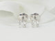 Boucles d'oreilles Puces d'oreilles en or blanc et diamants 58 Facettes 33410