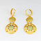 Boucles d'oreilles Boucles d'oreilles ajourées émaillées motif floral 58 Facettes 33346