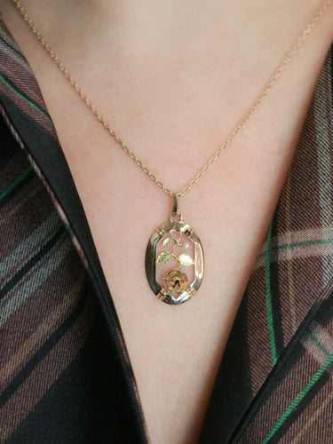 Pendentif Pendentif Art Nouveau or jaune perle 58 Facettes 1099.27