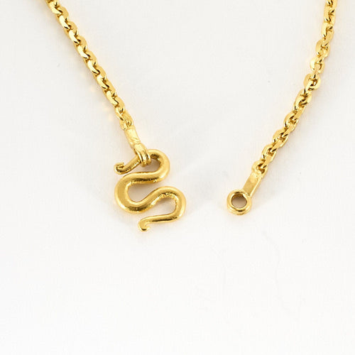 Collier Collier en or jaune 22K, fermoir antiquisant 58 Facettes MON1072