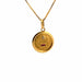Pendentif AUGIS - Médaille Amour Ancienne Or Jaune Rubis & Diamant 58 Facettes 2-A1PE-GS35693