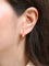 Boucles d'oreilles Créoles torsadées vintage or 58 Facettes J274