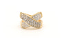 Bague 51 Bague contemporaine or jaune, diamants 58 Facettes 22456