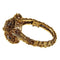 Bracelet Bracelet rigide en or jaune avec saphirs et diamants 58 Facettes G3794
