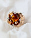 Bague 59 Bague Tank Citrine Orange or rose 58 Facettes C1996