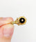 Pendentif Pendentif victorien fleur or jaune 18k onyx et perle (circa 1900) 58 Facettes A06038