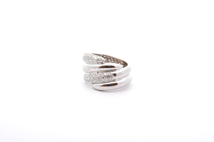 Bague Bague diamants en or blanc 18k 58 Facettes 26526dv