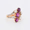 Bague 53 Bague Vintage Or Rubis et Diamants 1960 58 Facettes 385