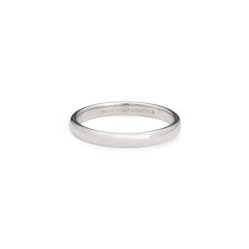 Bague 59 TIFFANY & CO - alliance en platine 58 Facettes G6078