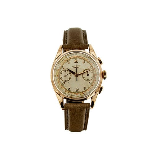 Montre LONGINES - Montre chronographe en or 58 Facettes 38045