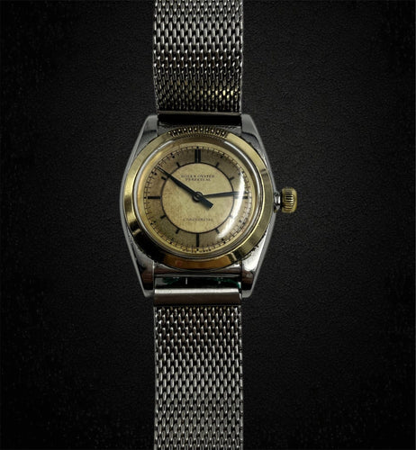 Montre Rolex « Ovetto » réf. 3133, or et acier 58 Facettes