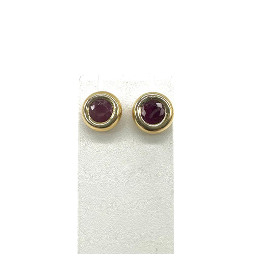 Boucles d'oreilles Boucles d'oreilles or jaune et rubis 58 Facettes Z1351474