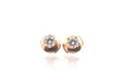 Boucles d'oreilles Puces d'oreilles en or 18k et diamants 58 Facettes 26111-A