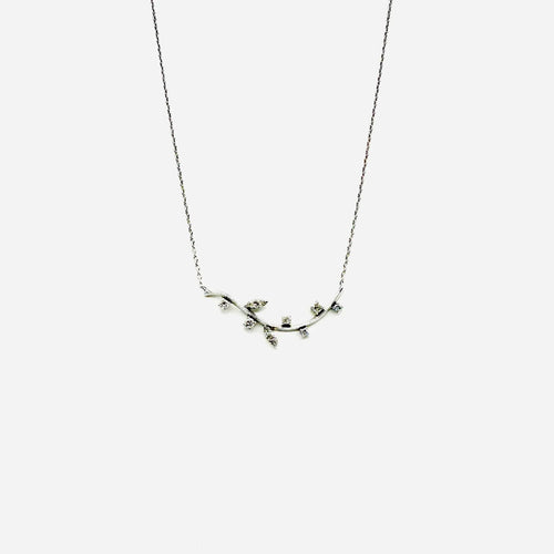 Collier Collier or blanc et diamants 58 Facettes Z1351617