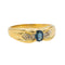 Bague Bague Or jaune Saphir 58 Facettes 3781490RV