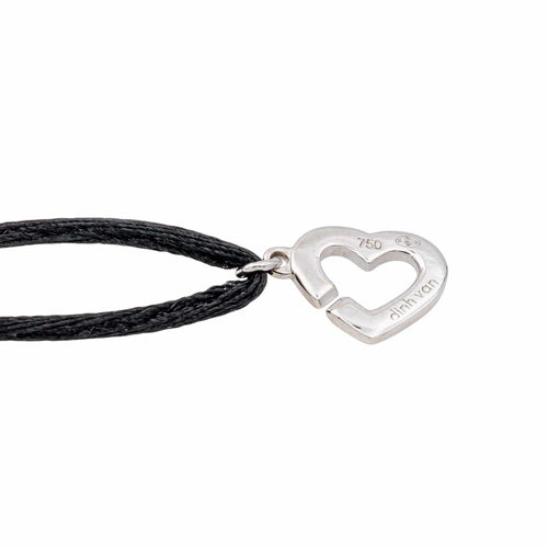 Bracelet Dinh Van Bracelet Double coeur Or blanc Diamant 58 Facettes 3670813CN
