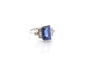 Bague 53 Bague saphir de 4,26cts et diamants 58 Facettes 26689-26823