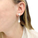 Boucles d'oreilles Boucles d'oreilles perles, diamants, platine, or blanc. 58 Facettes 33846