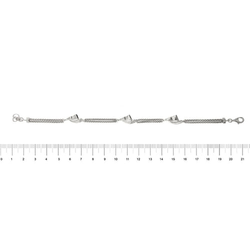 Bracelet Bracelet double voilier 58 Facettes 33127