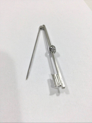 Broche Broche Or Blanc Diamant 58 Facettes