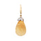 Pendentif Pendentif Briolette Citrine Diamant Estate Or Jaune 58 Facettes G10038