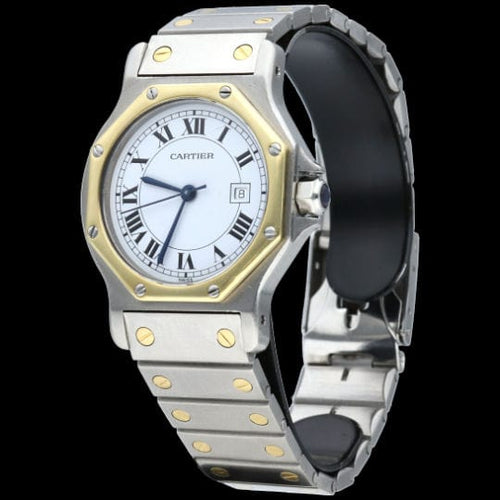 Montre Cartier Montre Santos Octagon 58 Facettes MT41452