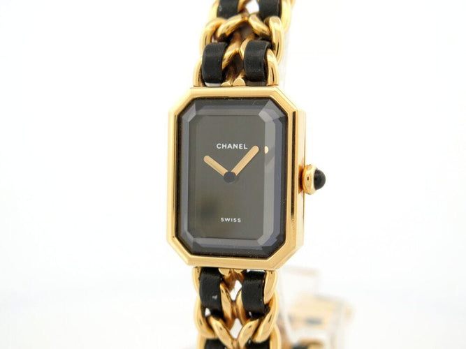 Montre vintage montre CHANEL premiere h0001 26mm plaque or 1987 quartz 58 Facettes 266122