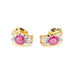 Boucles d'oreilles Boucles d'oreilles Puces Or jaune Rubis 58 Facettes 3530300CN