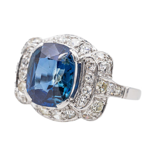 Bague 48 Bague Platine Saphir 58 Facettes 3411140CN