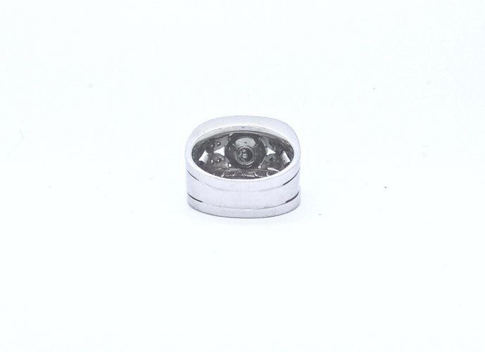 Bague BAGUE AVEC PERLE DE TAHITI ET DIAMANTS 58 Facettes