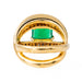 Bague 54.5 Bague Or jaune Emeraude 58 Facettes 3440736CN