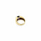 Bague jonc or jaune et améthyste 58 Facettes Z1351786