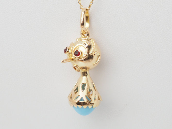 Pendentif Pendentif breloque figurine en or jaune 58 Facettes 33336