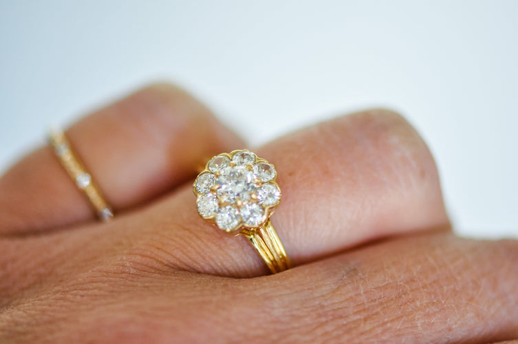 Bague 51 Bague en diamant ancienne 58 Facettes