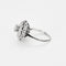 Bague 53,5 Bague fleur or blanc et diamants 58 Facettes ROM11863