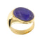 Bague 55 Bague en or jaune avec lapis-lazuli 58 Facettes 32435