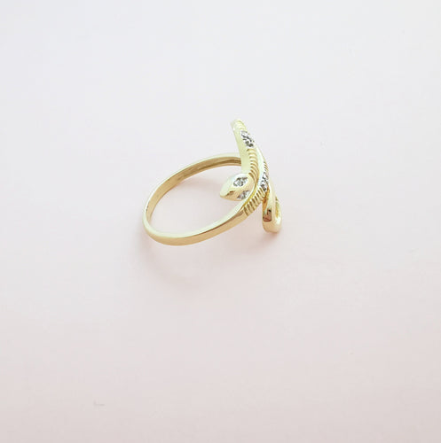 Bague 56.5 Bague Serpent - Or Diamants 58 Facettes AA 1650