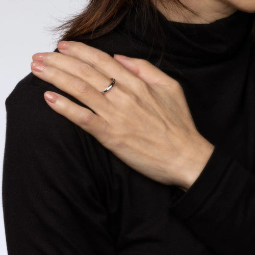 Bague 59 TIFFANY & CO - alliance en platine 58 Facettes G6078