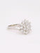 Bague Bague fleur or blanc diamants 58 Facettes J602