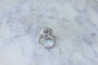 Bague Bague marguerite or blanc saphir et diamants 58 Facettes
