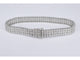 Bracelet Bracelet tennis en or blanc avec 3 rangées de diamants de 2,25 carats 58 Facettes 2173