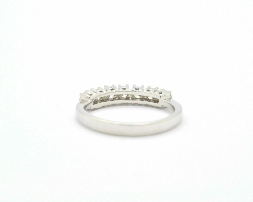 Bague Bague Rivière en or blanc 0,68 ct 58 Facettes