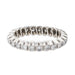 Bague 54 Bague Alliance Or blanc Diamant 58 Facettes 2659058CN